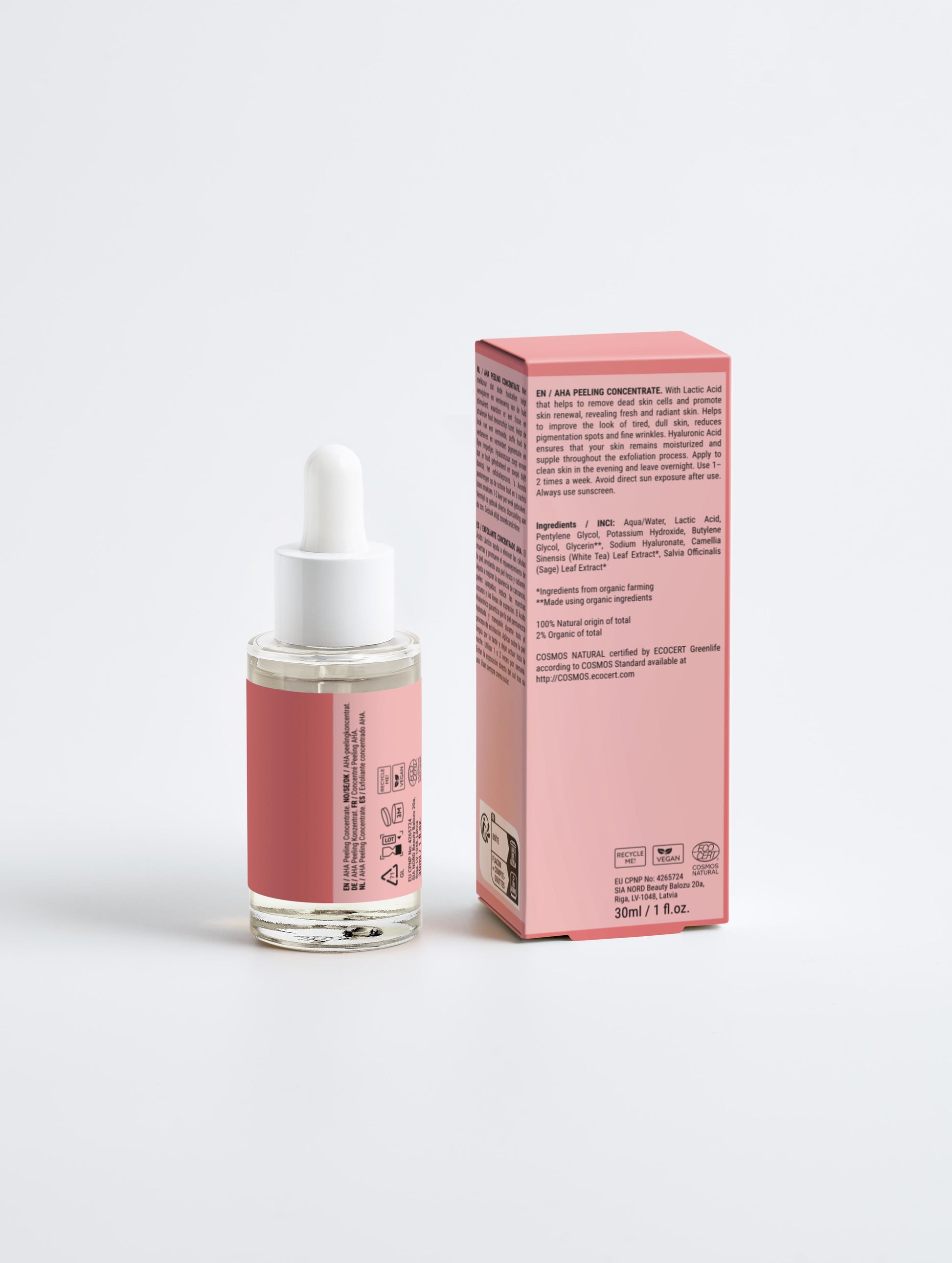 Concentrado de peeling AHA 30ml - Fravè