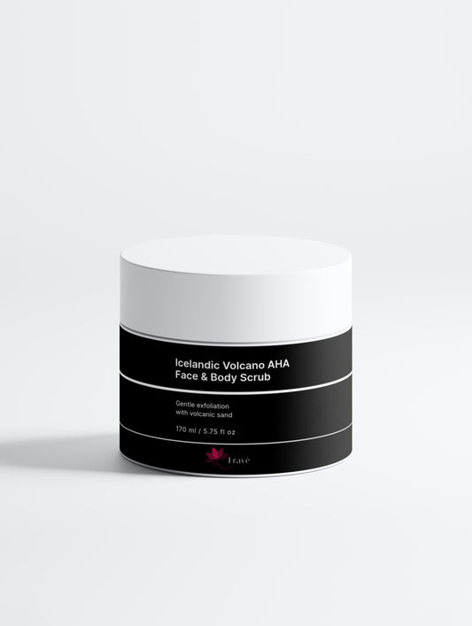 Face and body scrub with AHA and Icelandic volcano 170 ml