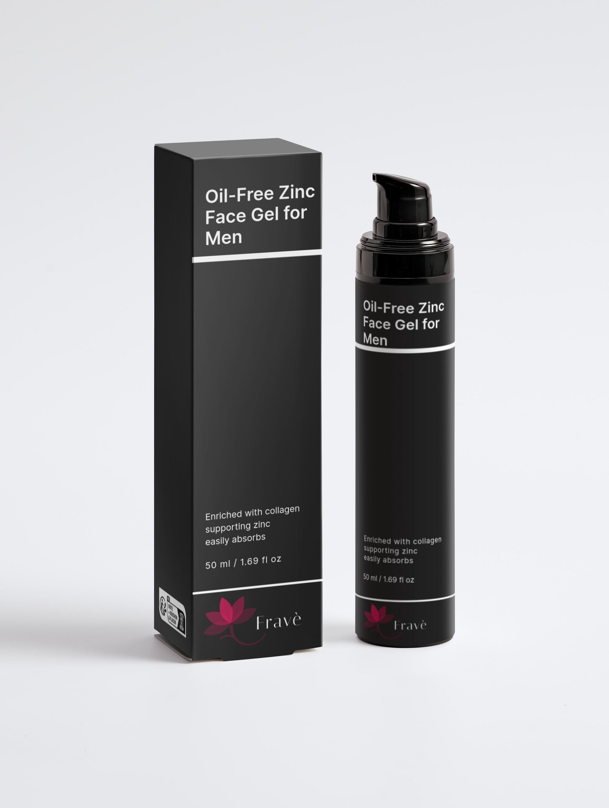 Gel facial de zinc sin aceite para hombres 50ml - Fravè