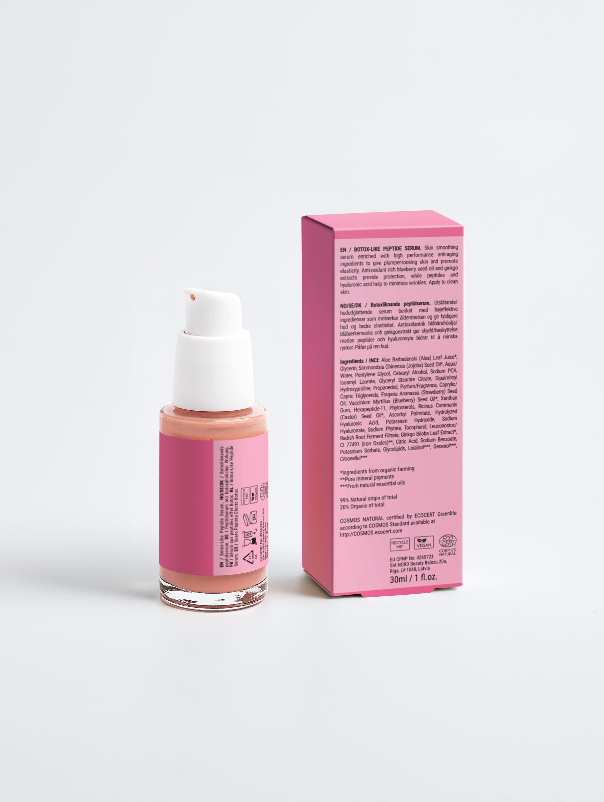 Sérum Peptídico Efecto Bótox 30ml - Fravè