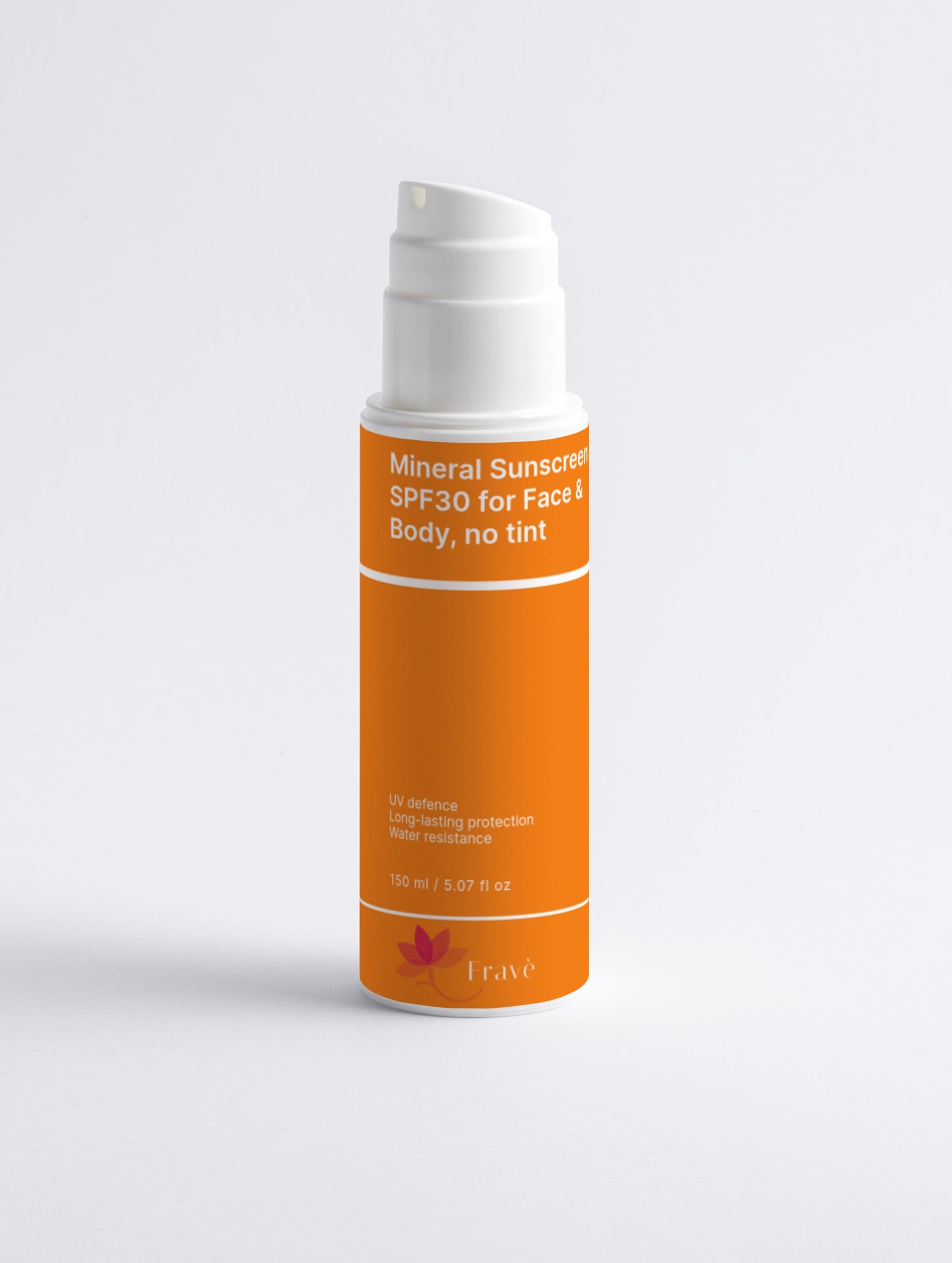 Protector solar mineral FPS 30 para rostro y cuerpo 150ml - Fravè