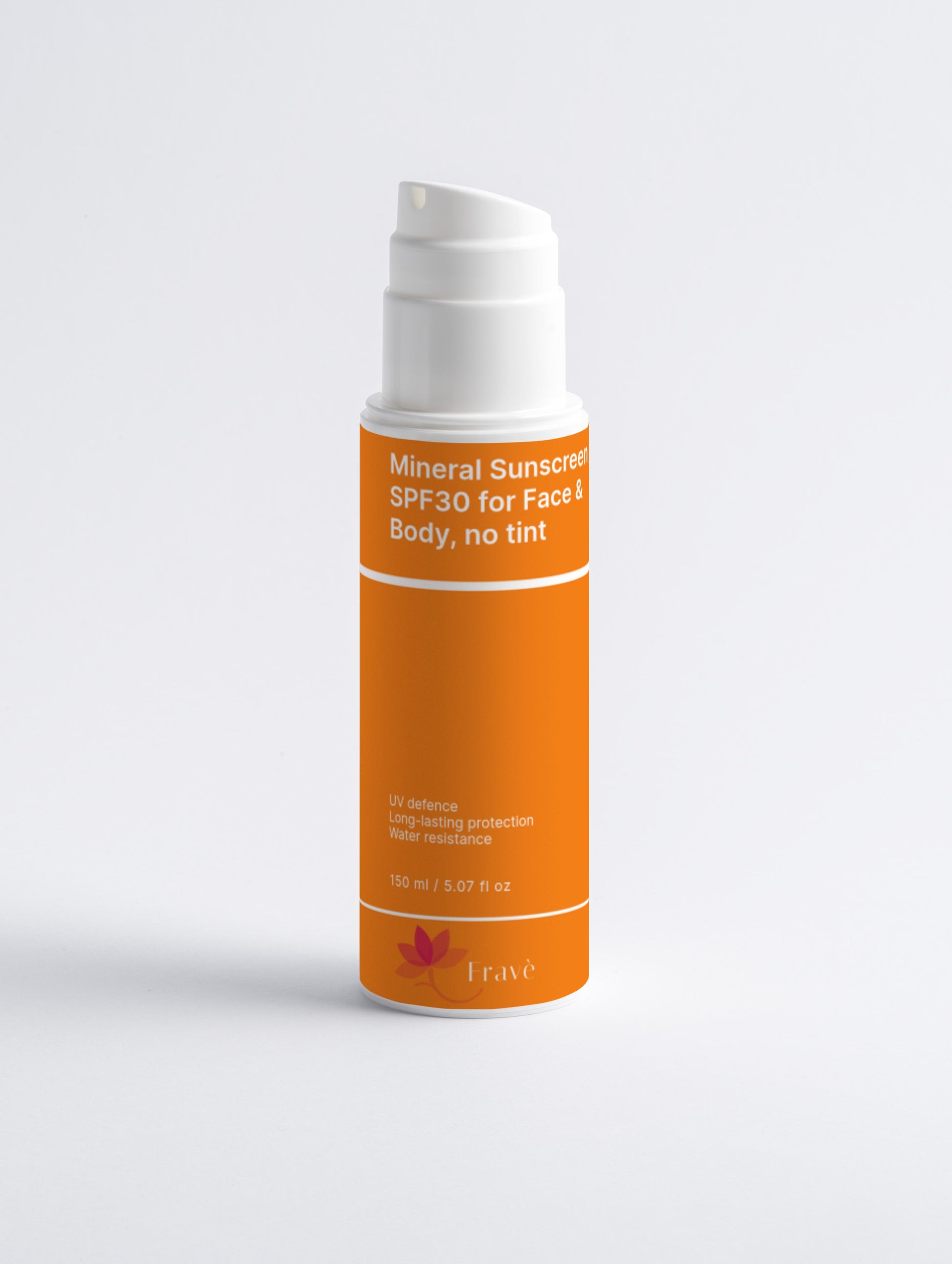 Protector solar mineral FPS 30 para rostro y cuerpo 150ml - Fravè