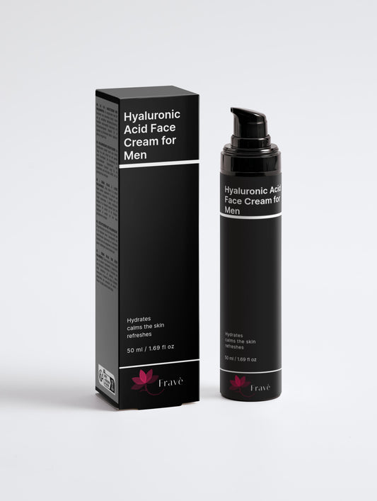 Crema facial con ácido hialurónico para hombres 50ml - Fravè