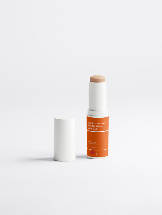 Stick Protector Solar Mineral SPF 50, con color