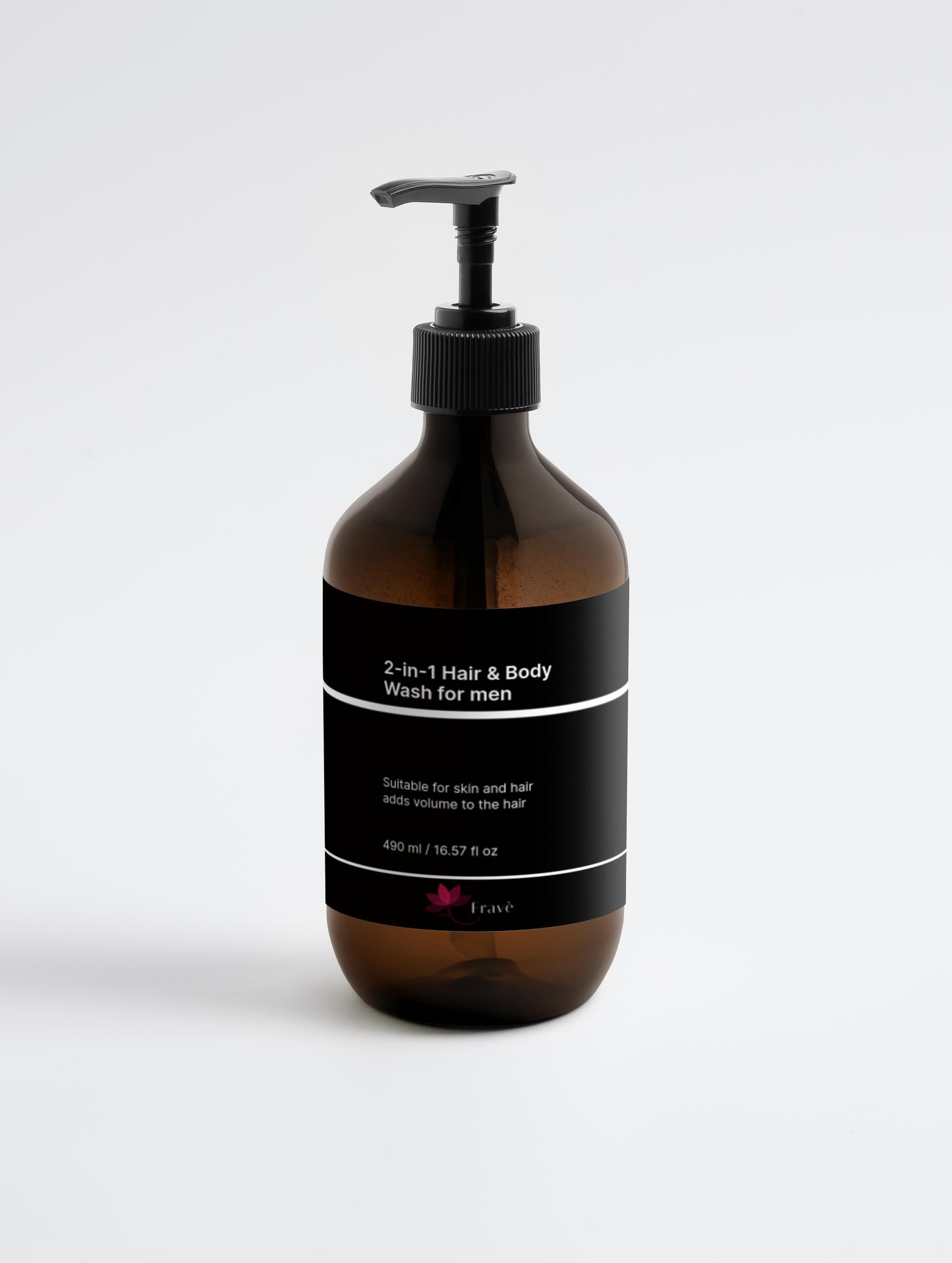Gel de baño 2 en 1 para cabello y cuerpo para hombres 490ml - Fravè